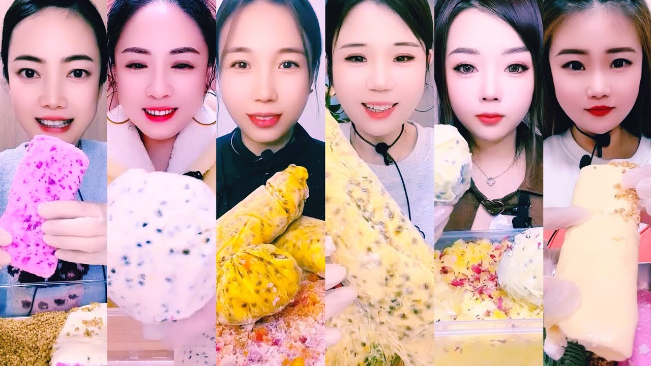 STICKY ICEY ROLL & ICEY MOCHI | PART----14 OF SOFT ICE + HARD ICE 🌯🍧 COMPILATION | Ice Lover
