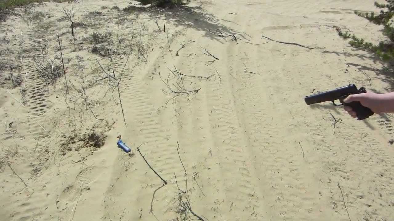 shooting a LiPo battery