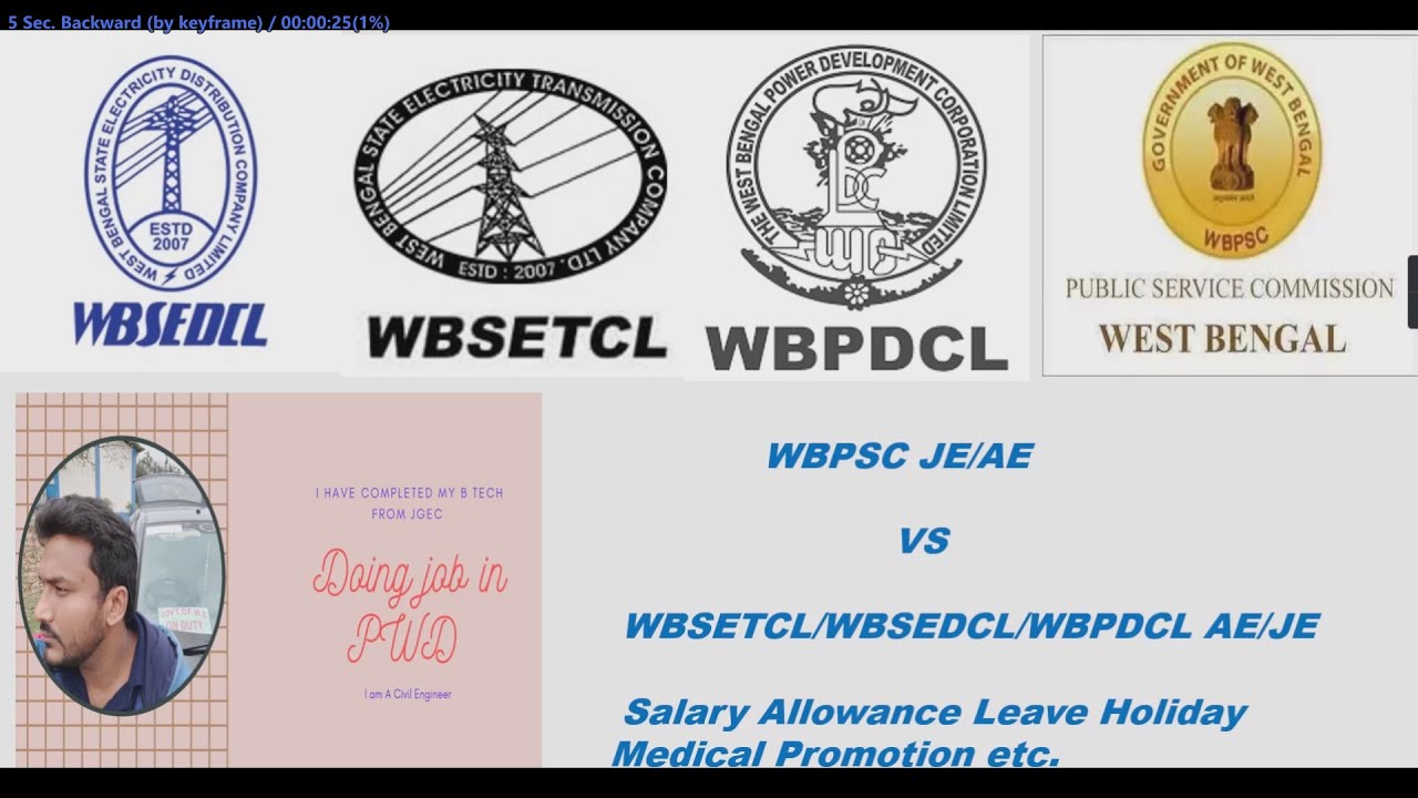 WBSETCL VS WBPSC JE AE|WBSEDCL VS WBPSC|WBPDCL VS WBPSC Salary Leave Medical Allowance Pension Etc.