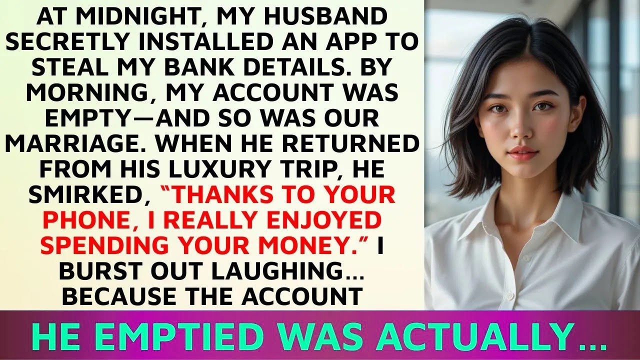 My Husband Installed a Secret App to Steal My Money… His One Mistake Cost Him Everything