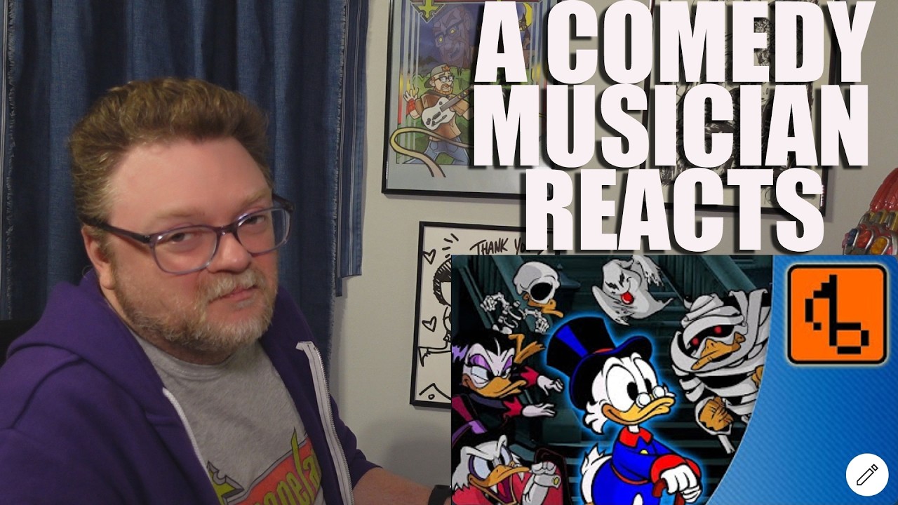 A Comedy Musician Reacts | Ducktales: Transylvania WITH LYRICS - Brentalfloss [REACTION/ANALYSIS]
