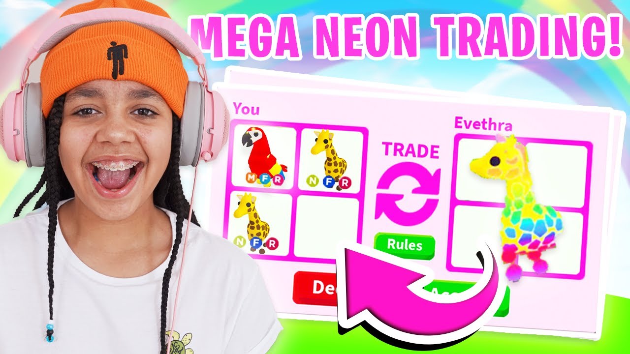 Только обмен на MEGA NEON DREAM PETS! Adopt Me Roblox