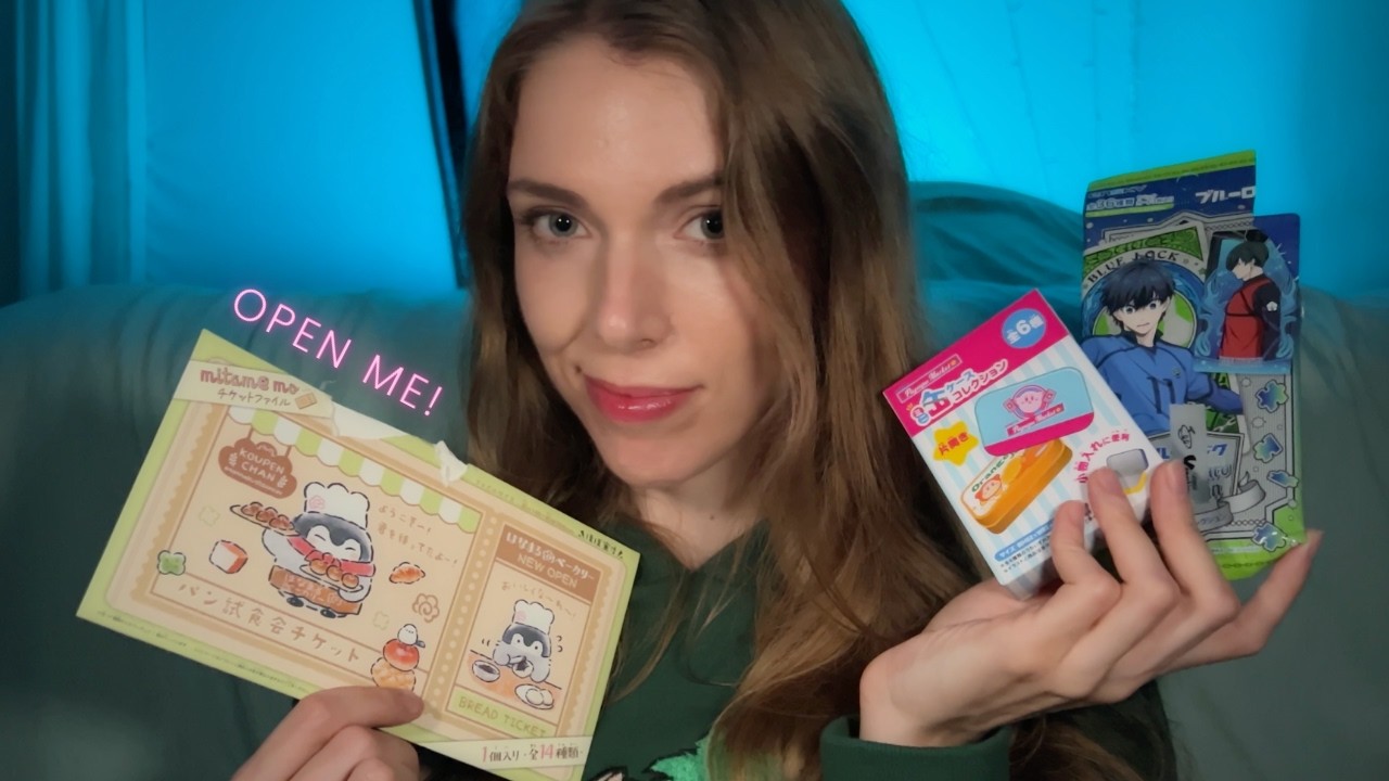 ASMR Relax and Unbox Blind Box Anime Merch from Japan | Whispered Rambling