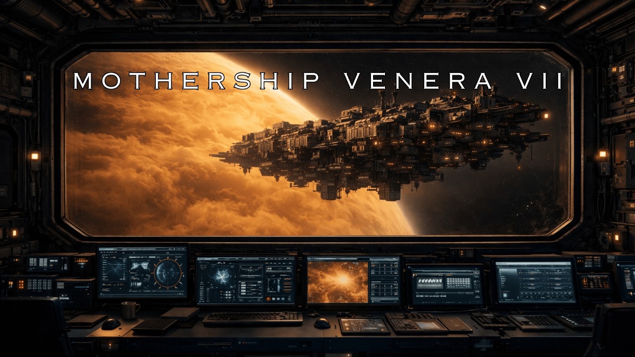Venus Mothership Venera VII | Space Ambient Music for Focus, Relax & Sleep | 6 Hours | 4K