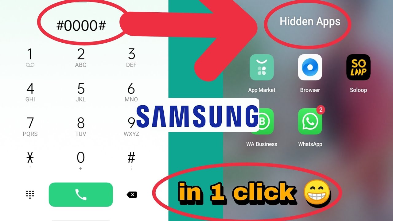 How to hide apps in samsung | in a50/m31/m31s/m51/f41 etc. | how to hide apps in dialer in samsung