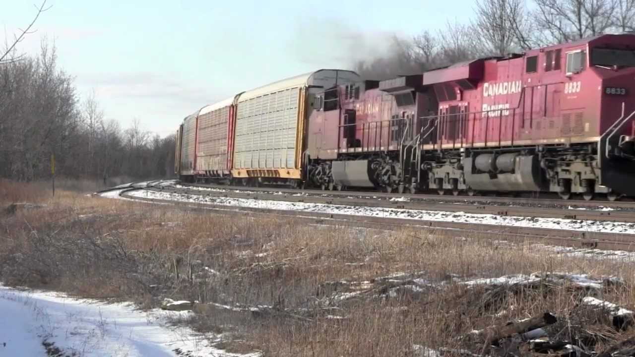 Sunday out East Pt 2 - Railfanning the Kingston and Belleville Subs 02.19.12