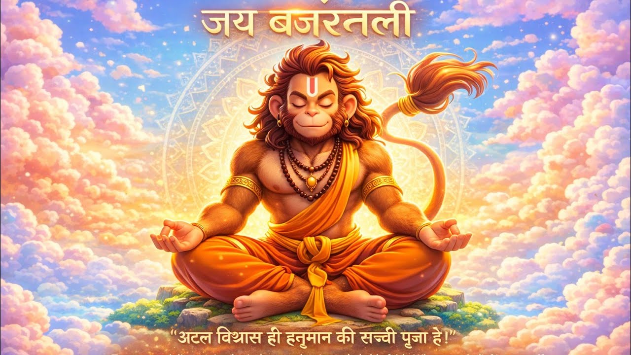 Hanuman Chalisa Lyrics | हनुमान चालीसा | Destroyer of All Negativity | Powerful Divine Chant