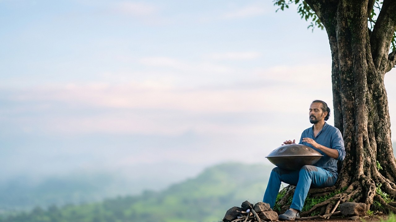Healing Sound to Meditate and Relaxation | Handpan Music | @divinesoundbydineshgohil 
