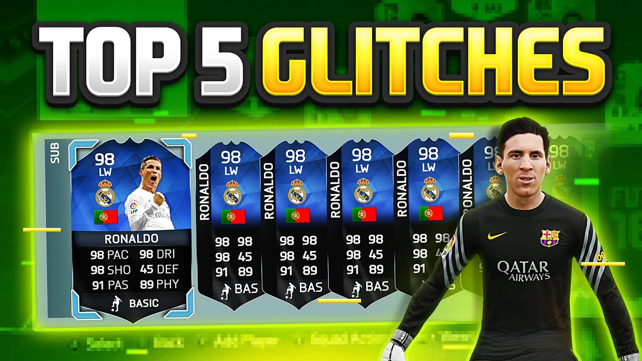 TOP 5 GLITCHES ON FIFA 16!!! UNLIMITED FUT DRAFT TOKENS, PLAYER DUPLICATION & MORE!!!