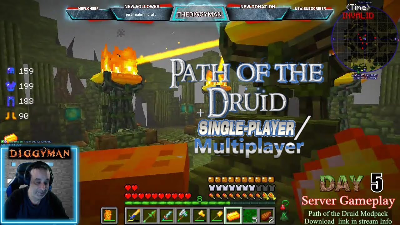 Path of the Druid Modpack  Sludge Tower  Server Edition  Minecraft Survival  Modded  Day 5 Part 2