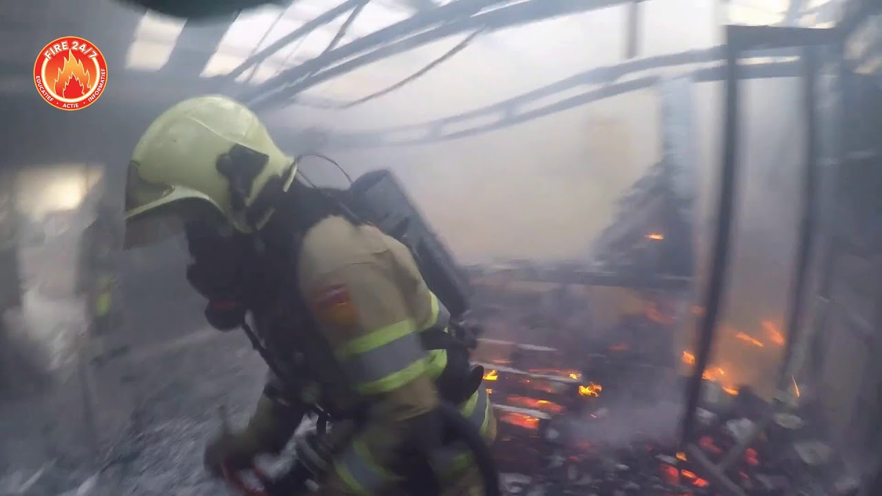 DUTCH FIREFIGHTERS - BRAND IN  EEN KWEKERIJ. #54