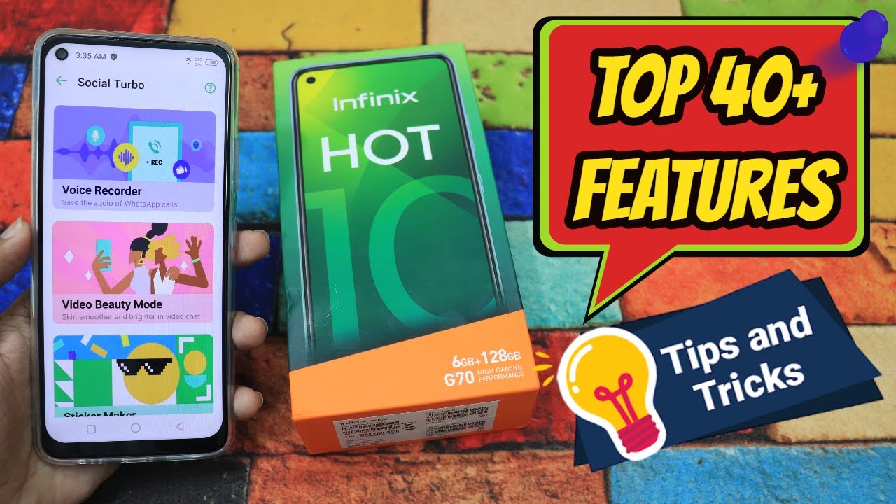 Infinix Hot 10 Tips and Tricks | Top 40+ best Features of Infinix Hot 10