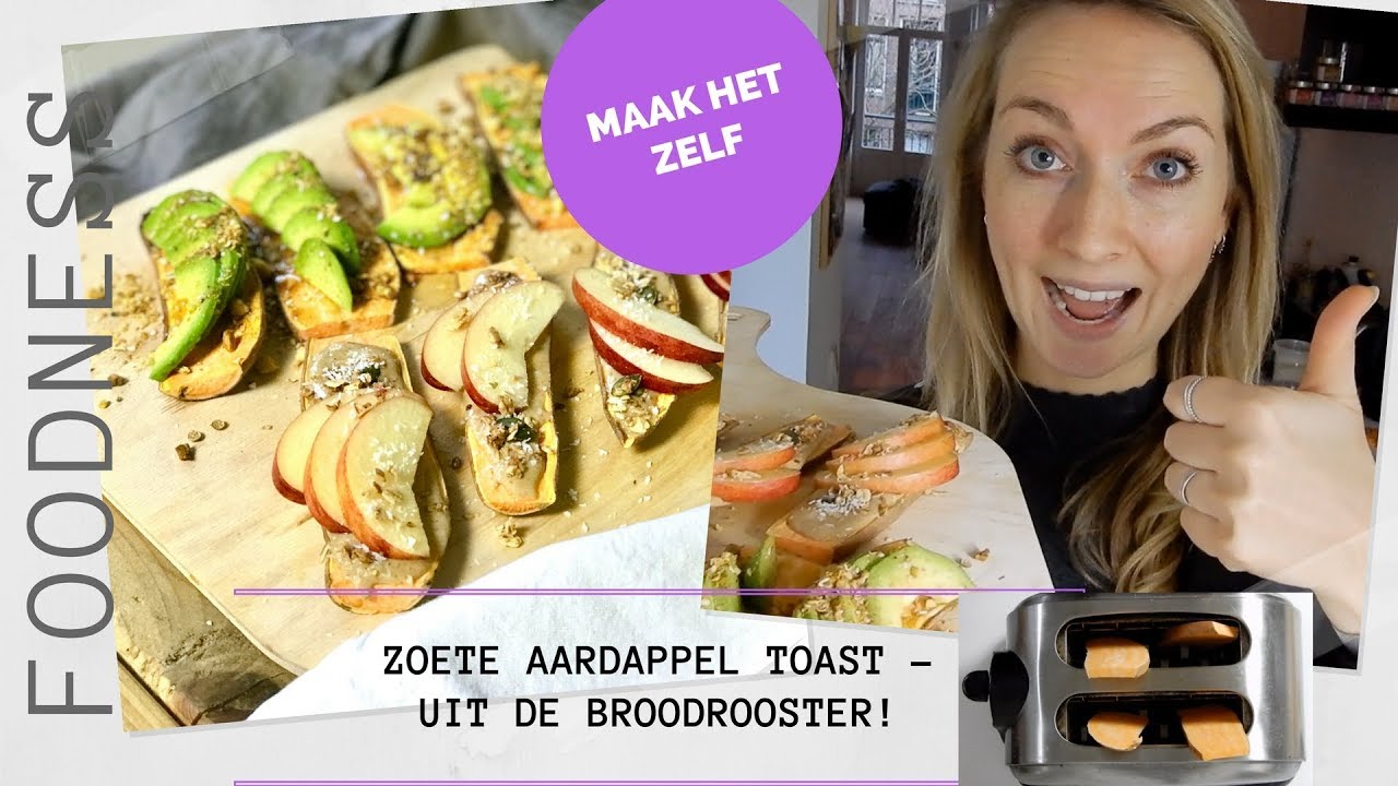 Zoete aardappel toast UIT DE BROODROOSTER || Maak Het Zelf #6