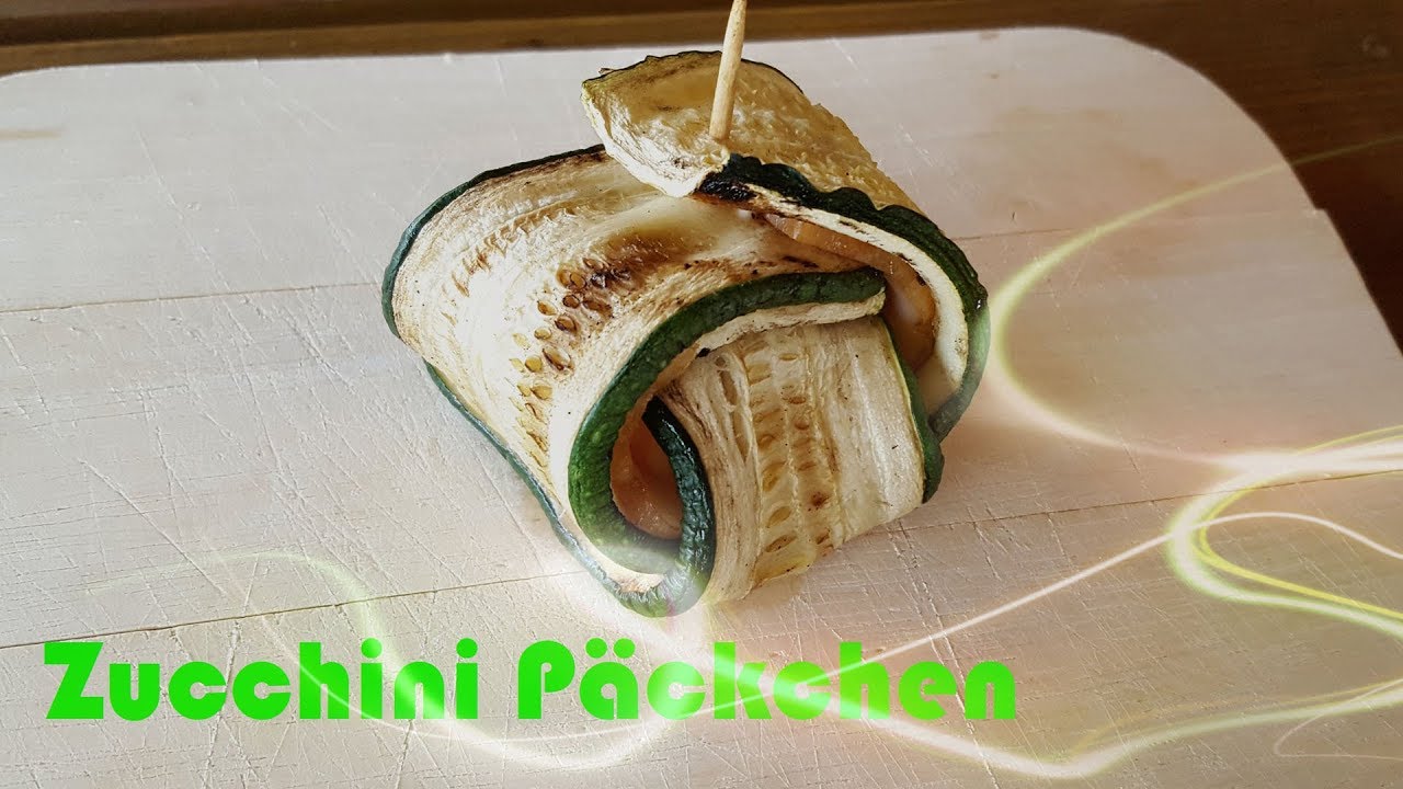 Zucchini Päckchen vom Grill - Hübis BBQ