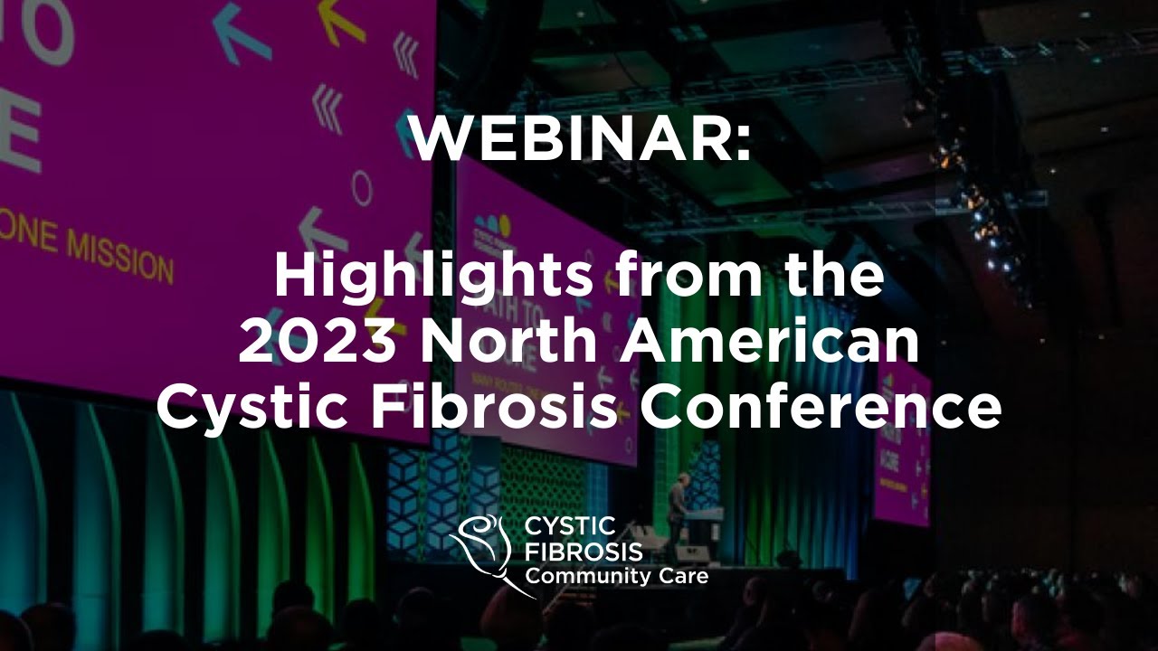 Stephanie presents research findings from North American Cystic Fibrosis Conference (NACFC)