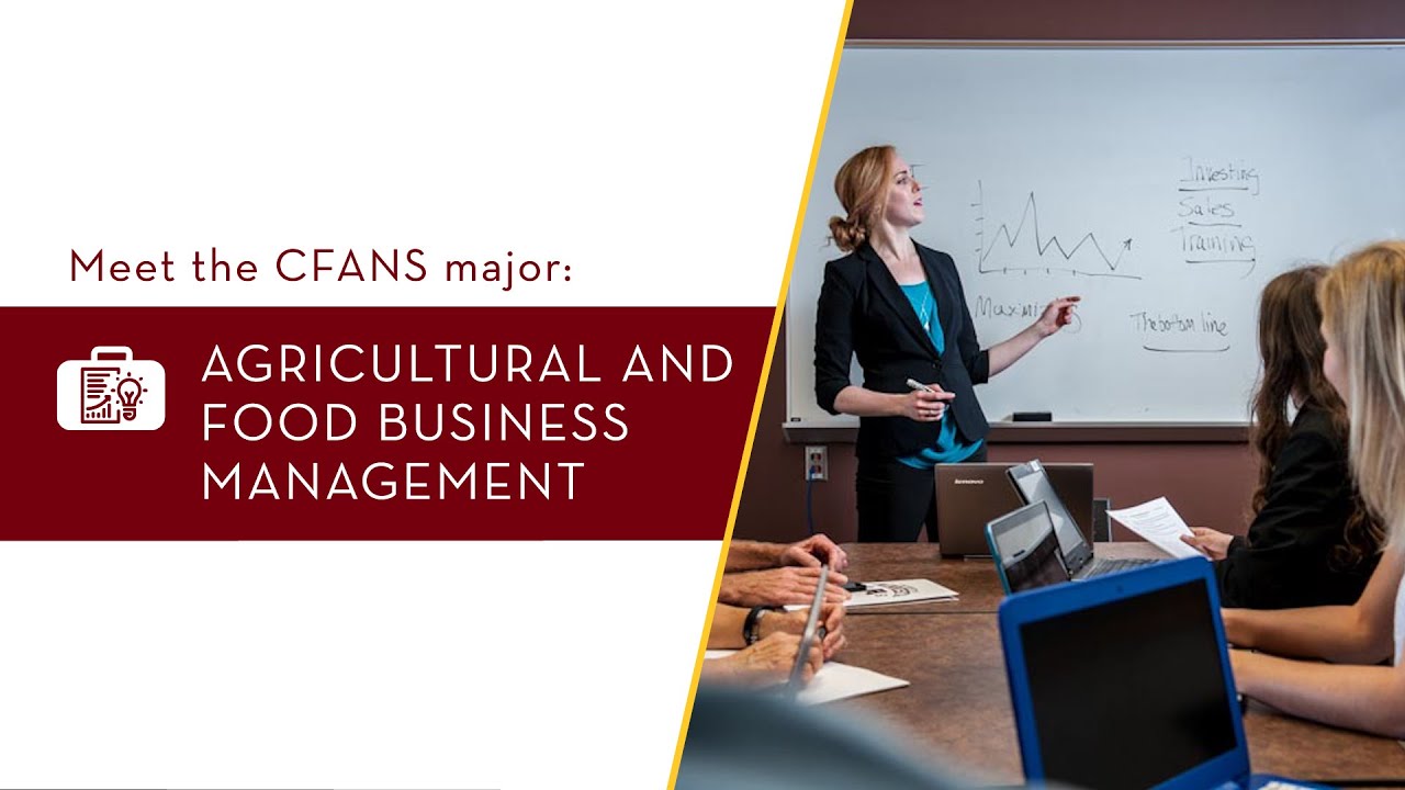 Study Agricultural and Food Business Management