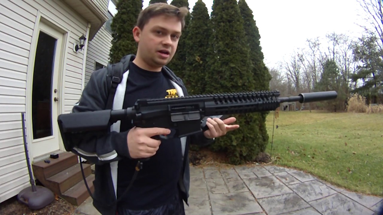 Valken V12 Optima M4 Overview and Shooting Test (SUPER QUIET!)