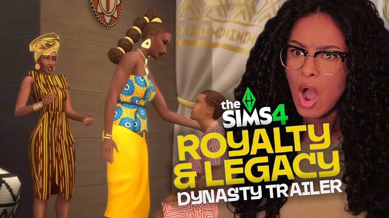 Ещё один геймплейный трейлер?! The Sims 4: Royalty & Legacy DYNASTY Геймплейный трейлер **Реакция**
