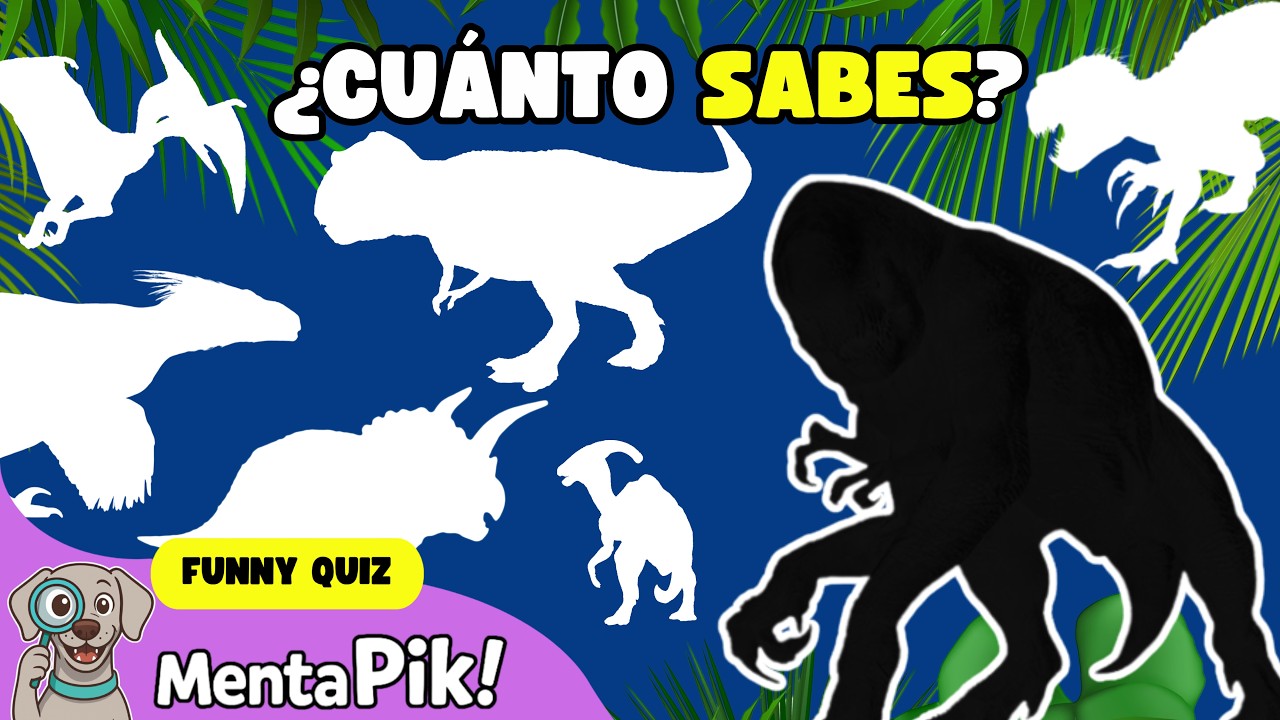 🦖¿Cuánto sabes de DINOSAURIOS? Datos curiosos. Jurassic World, Park, Rebirth Quiz