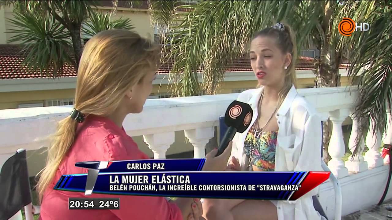 TELENOCHE . BELÉN POUCHÁN. MUJER ELÁSTICA.