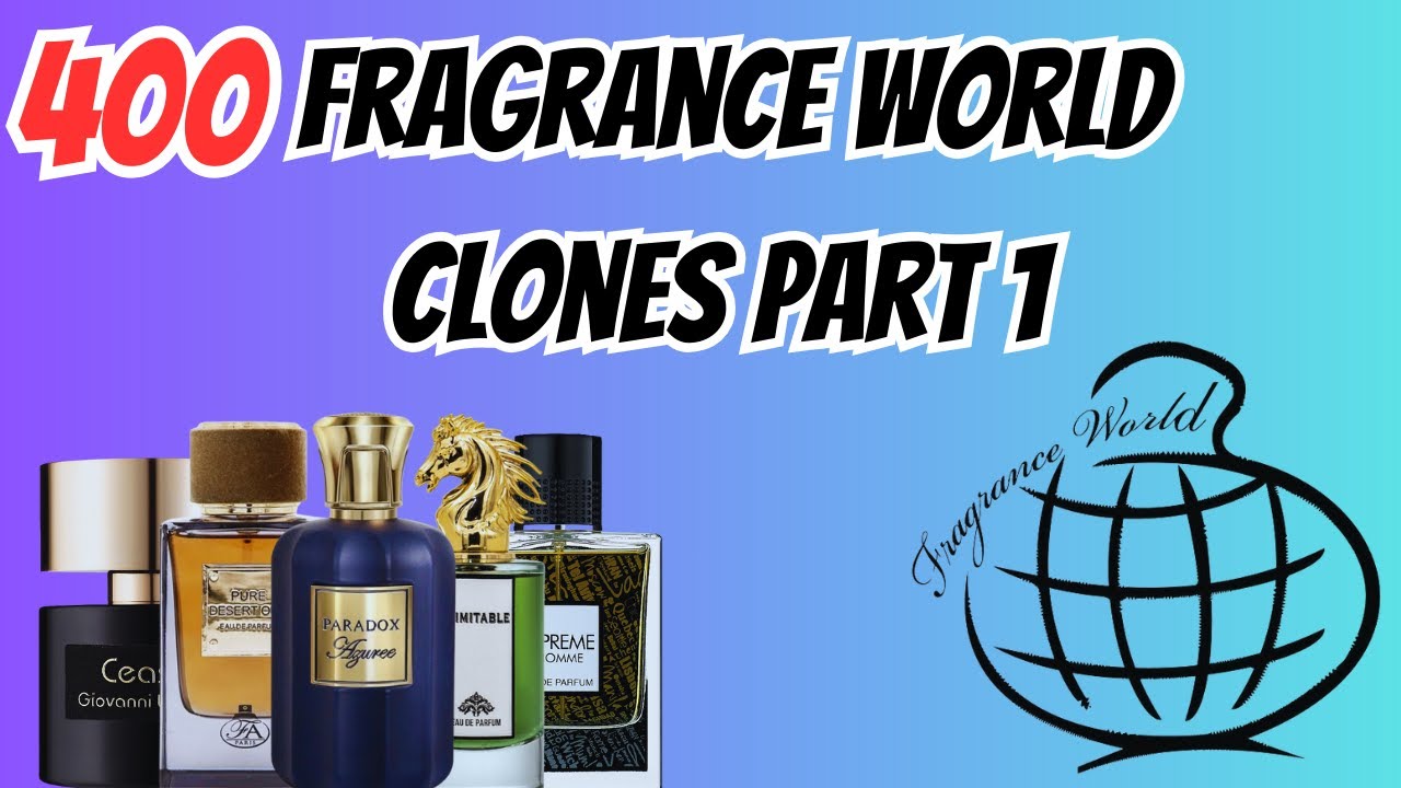 Discover 400 Budget-Friendly Fragrance World Clones [PART 1]