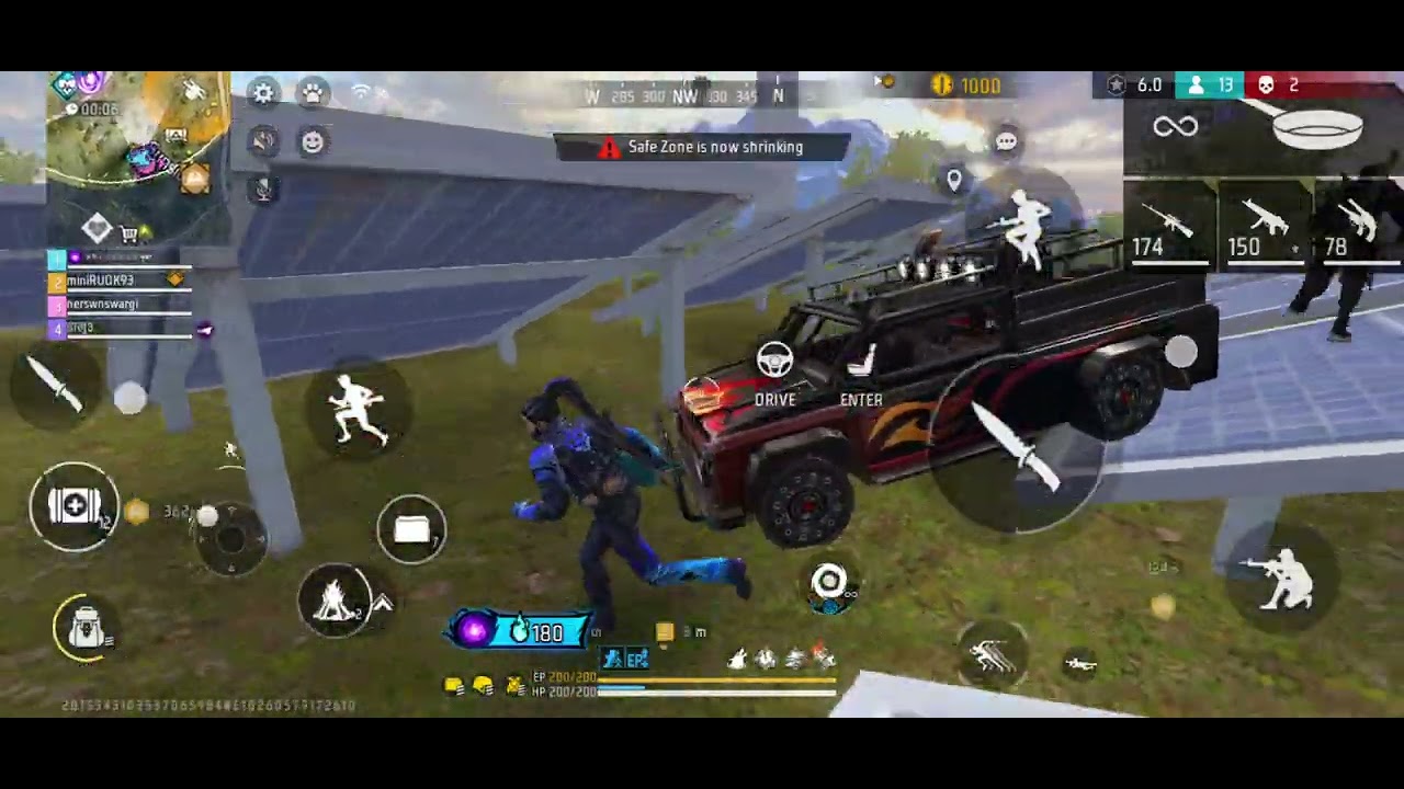 Squad vs Squad Free fire gameplay #253 #freefire 