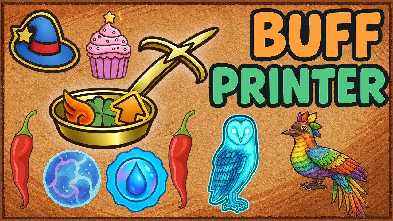 Cooking up a PRINTING BUFF MACHINE | Backpack Battles