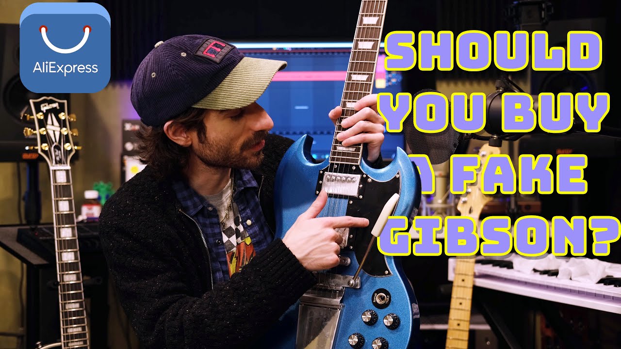 Одна из лучших реплик? Chibson SG (1964 Pelham Blue с Maestro!)