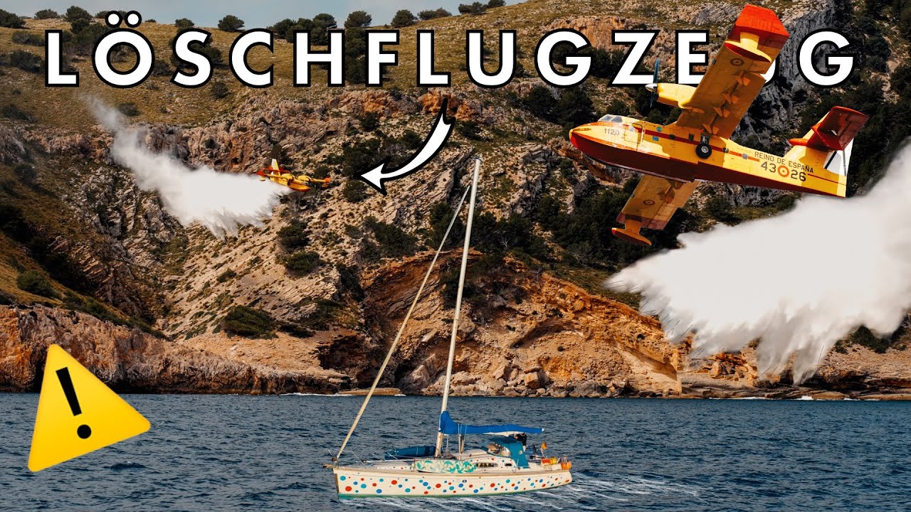 Mit unserem Boot in L&ouml;sch-&Uuml;bung geraten 🛫⚠️