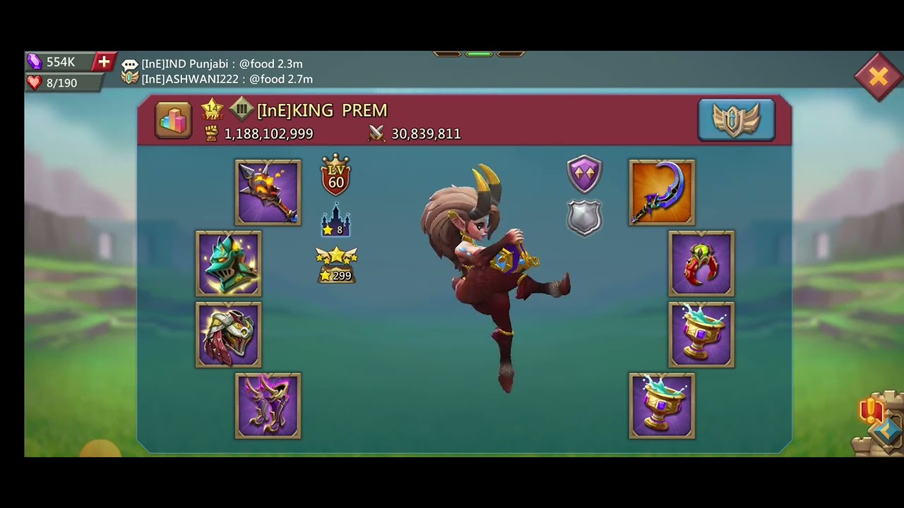 Lords Mobile - [InE]KING  PREM defeating essence 27 anti with grey Lore Weaver as leader