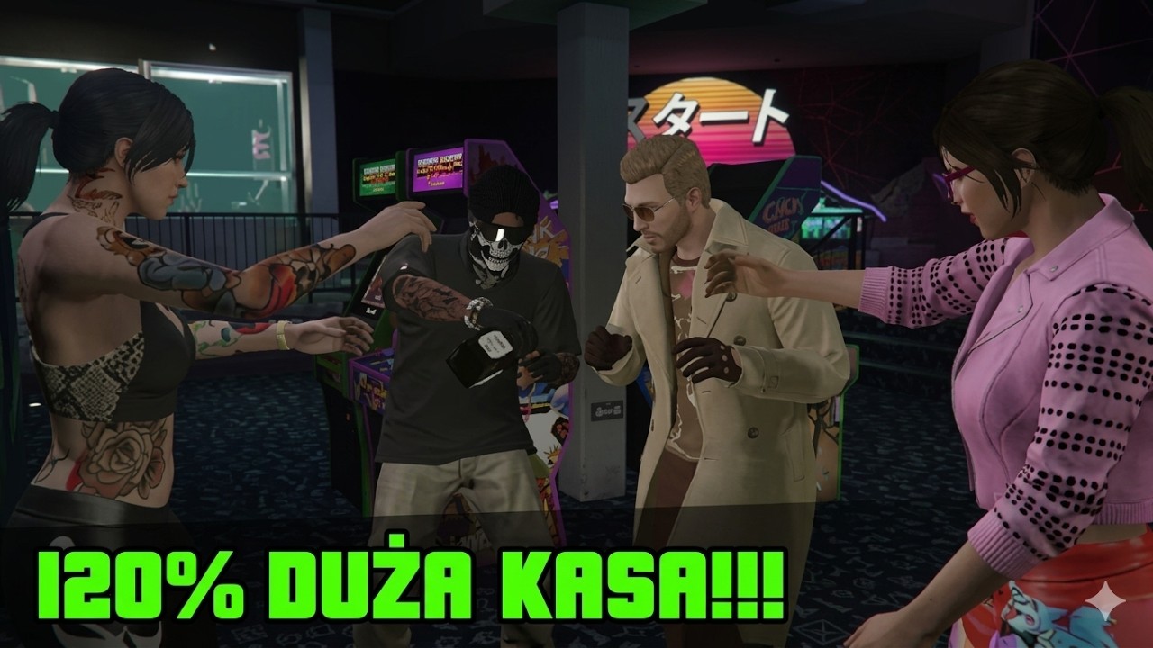 120% z napadu na kasyno GTA ONLINE