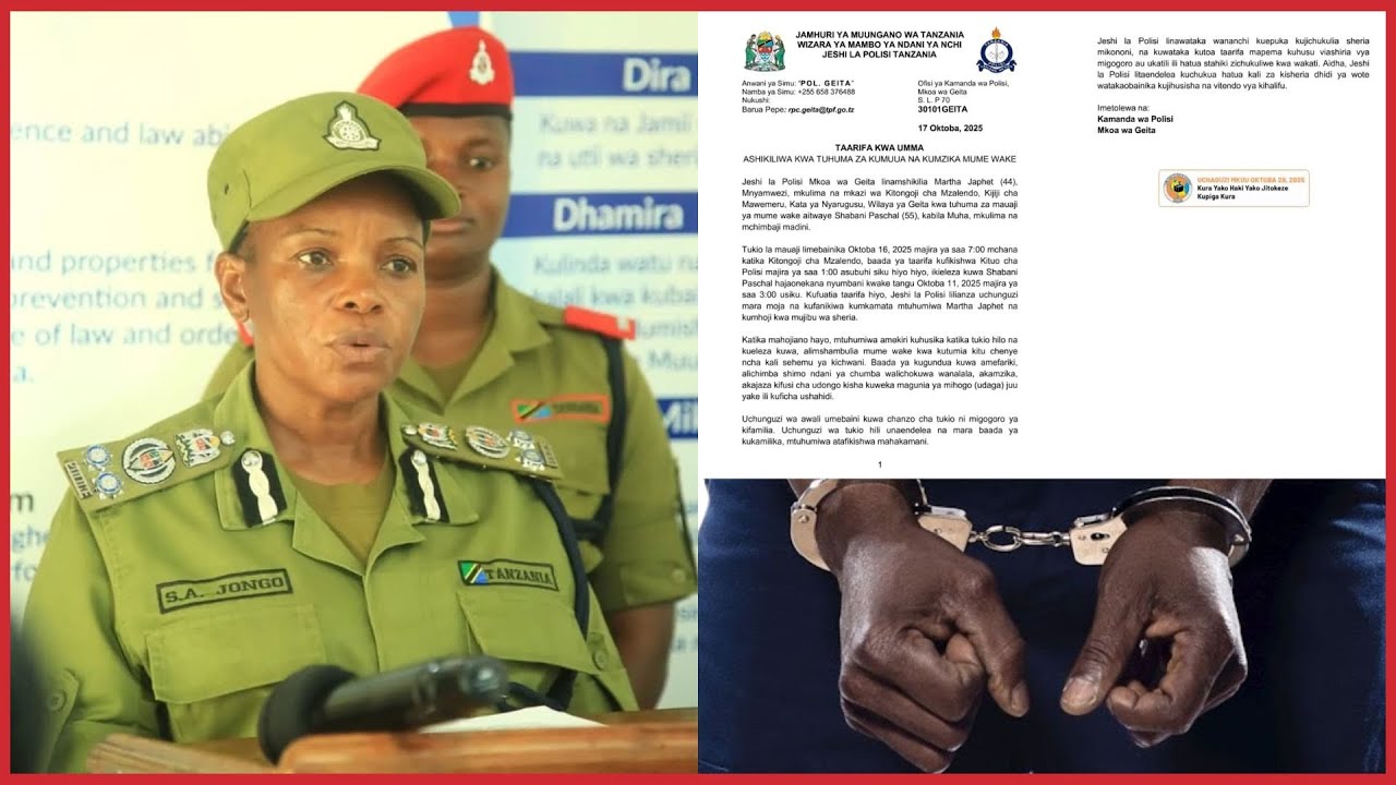 AMUUA MUME WAKE KWA KUTUMIA KITU CHENYE NCHA KALI NA KUMZIKA KWENYE UDAGA