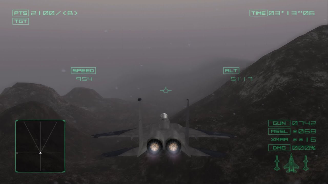 Ace Combat 04: Mission 13 - Safe Return (Ace Difficulty)