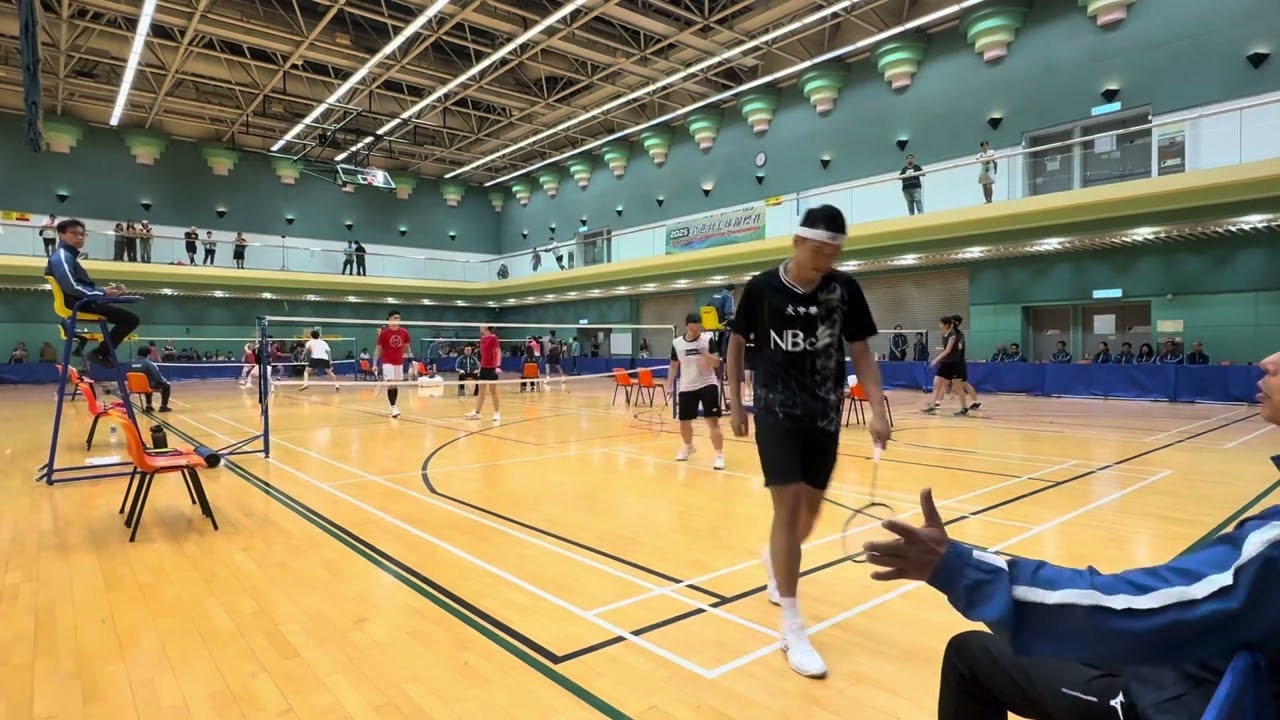 2025全港羽毛球錦標賽 中級混雙8強 吳澤銘 鄒嘉希 VS 劉善熹 吳邵頤 1
