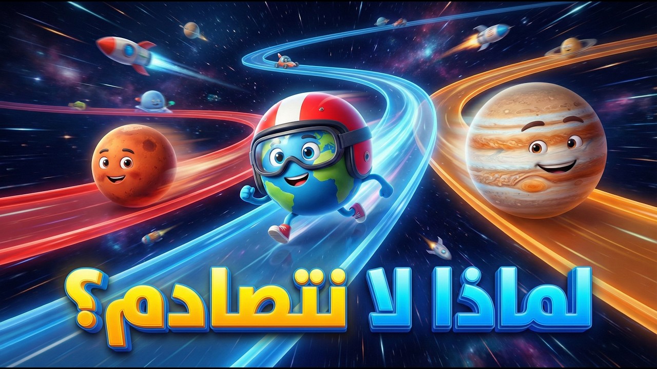 🌌 الأرض تسير بسرعة 100,000 كم في الساعة، لماذا لا نتصادم؟ 🌍