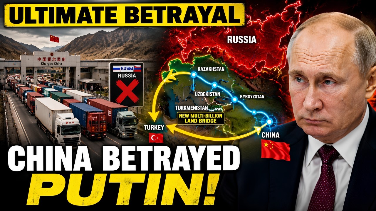 China's MULTI-BILLION Land Bridge To BYPASS Russia... Putin's Dream Is OVER