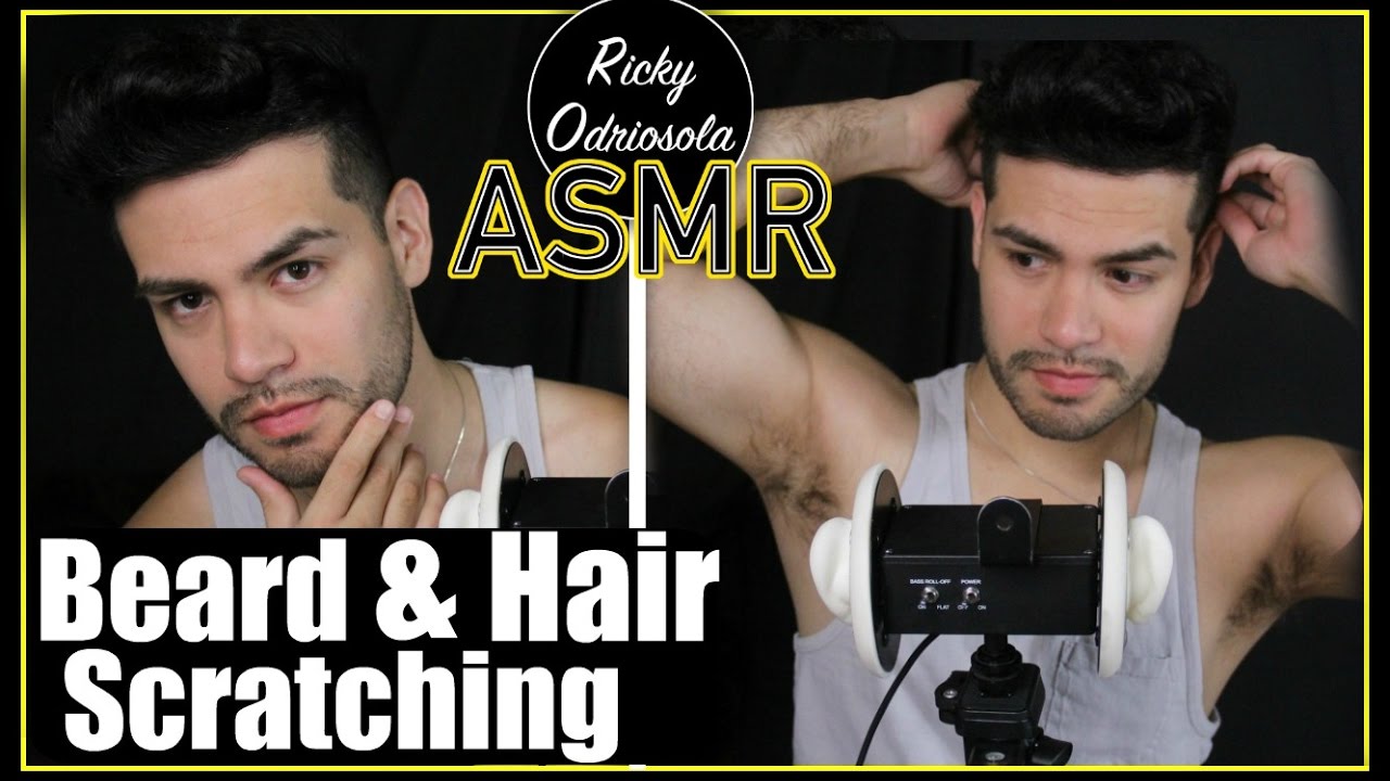 ASMR - Beard & Hair Scratching Sounds (Beard to Ear Sounds for Sleep & Relaxation)
