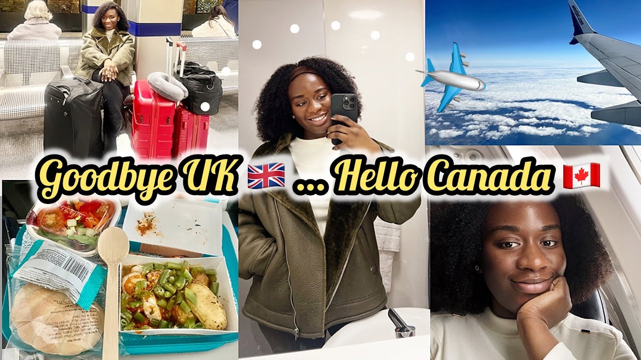 Moving from UK to Canada | Full Travel Vlog, Flight Experience & Tips 🇬🇧➡️🇨🇦