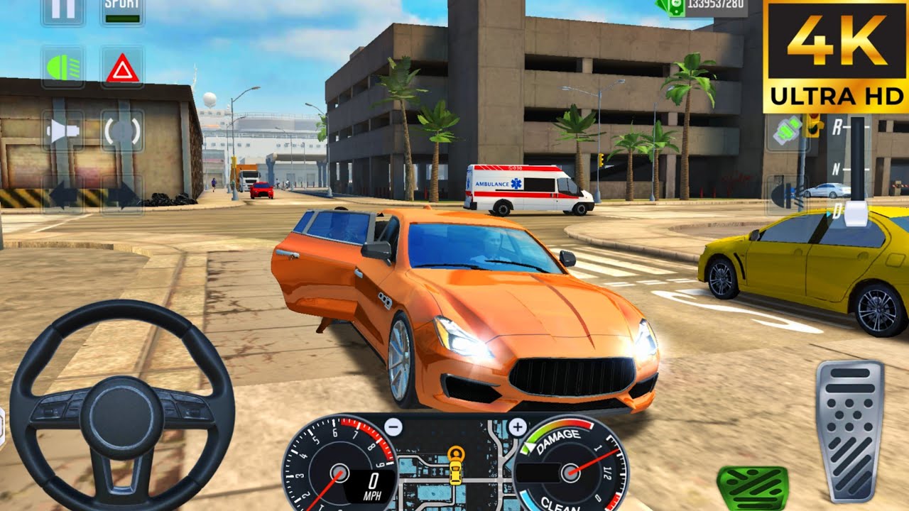  Taxi Simulator Evo 2026 : Maserati Quattro Sporti Car City Taxi Driving - Car Game Android Gameplay