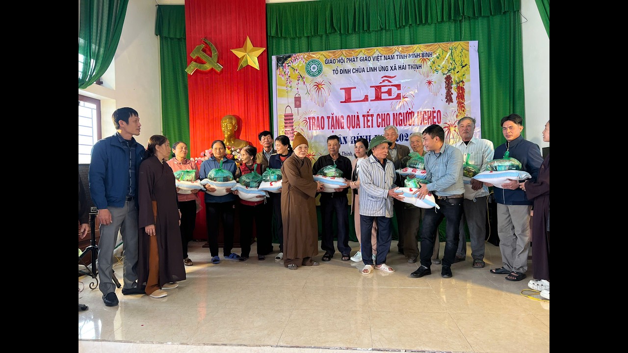 Tổ Đình Linh Ứng   Trao quà tết cho người nghèo 2026