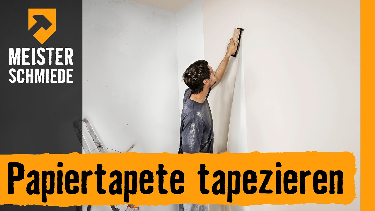 Papiertapete tapezieren | HORNBACH Meisterschmiede