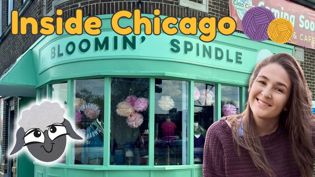 This Chicago Yarn Shop is a Dream! 🌸 Inside ​⁠The Bloomin’ Spindle @thebloominspindle