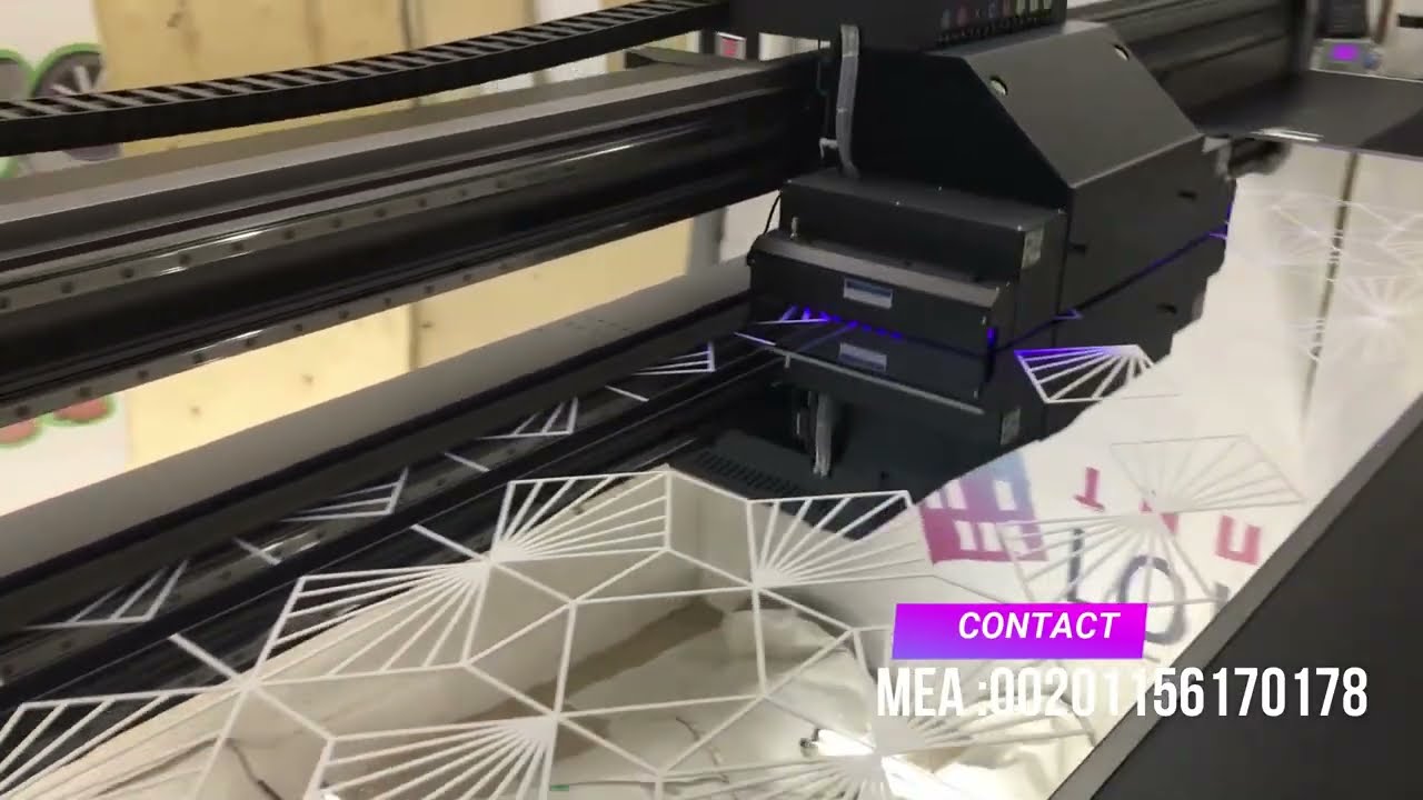 ماكينة طباعة الزجاج ارمادا ARMADA UV PRINTER #printing #uvprinter #glass_printer  #pvc_marble_sheet