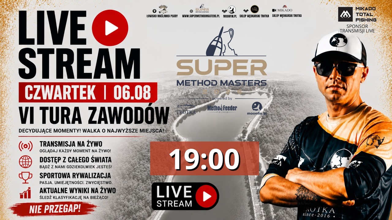 🎣 SUPER MASTERS WEEK 2026 | VI TURA ZAWOD&Oacute;W | TRANSMISJA NA ŻYWO