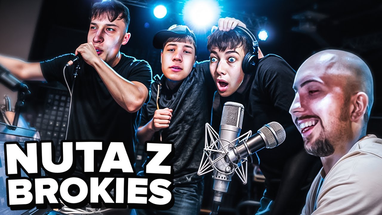 BROKIES PIERWSZY RAZ W STUDIU *ZROBILISMY NUTE*