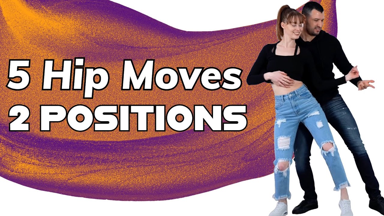 5 EASY Hip Movements in 2 Positions | Bachata Sensual