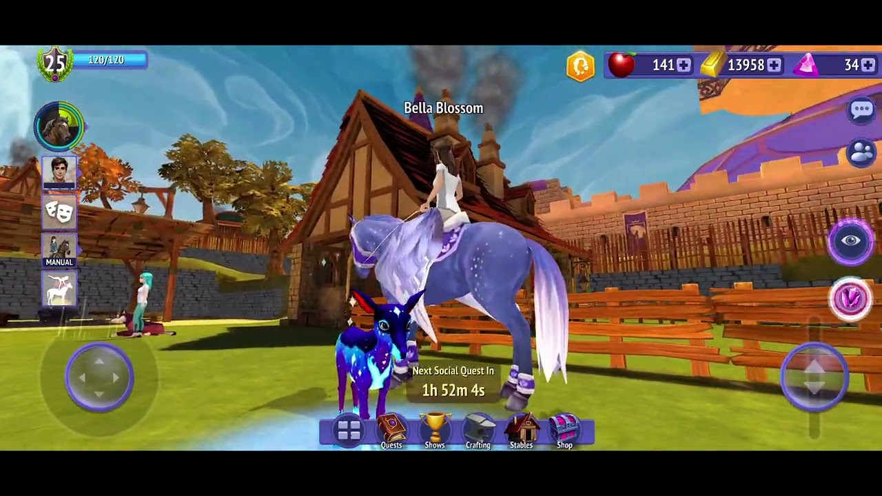 My beautiful flying horse