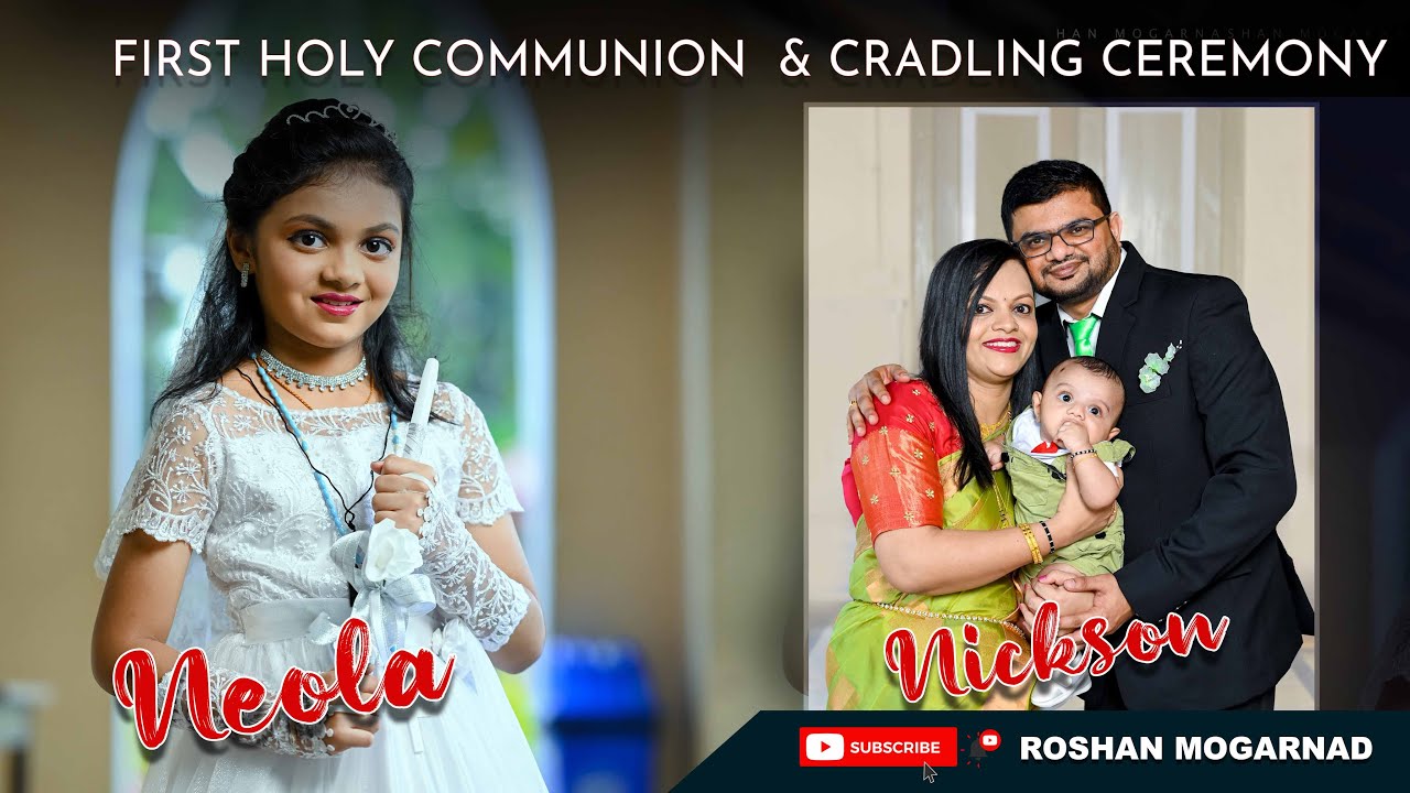 First Holy Communion  Neola & Cradling Ceremony of Nickson- by - Roshan Mogarnad.