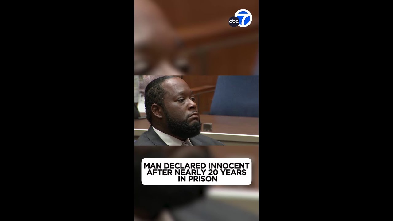 Man declared innocent in LA murder after nearly 20 years in prison
