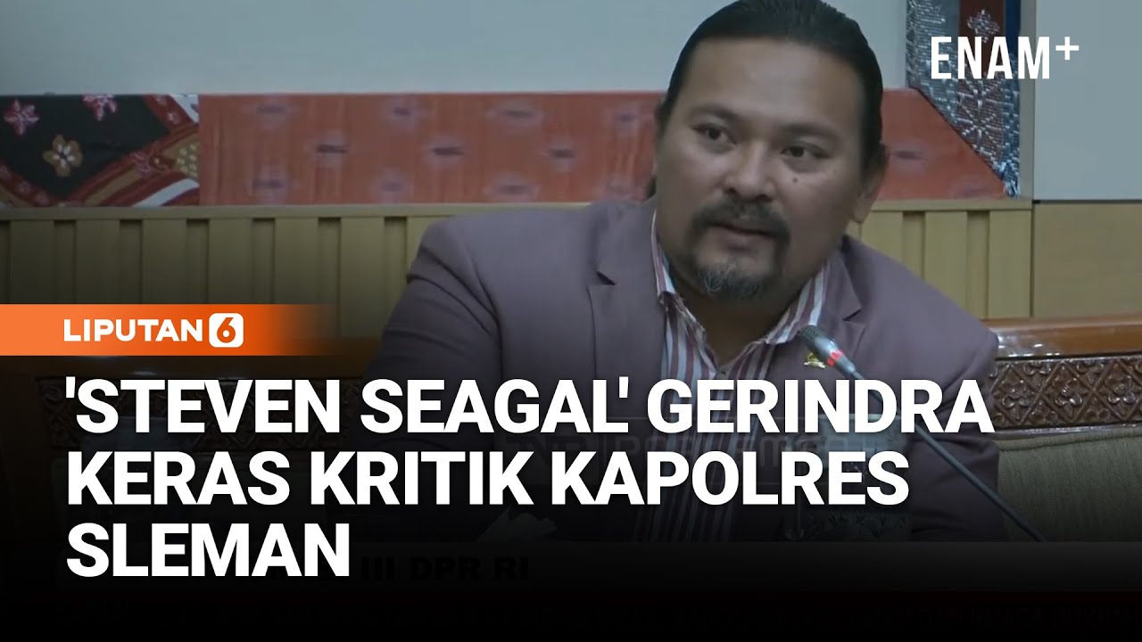 Martin 'Steven Seagel' DPR Tegur Keras Kajari dan Kapolres Sleman: Bisa Rusak Institusi Pak!